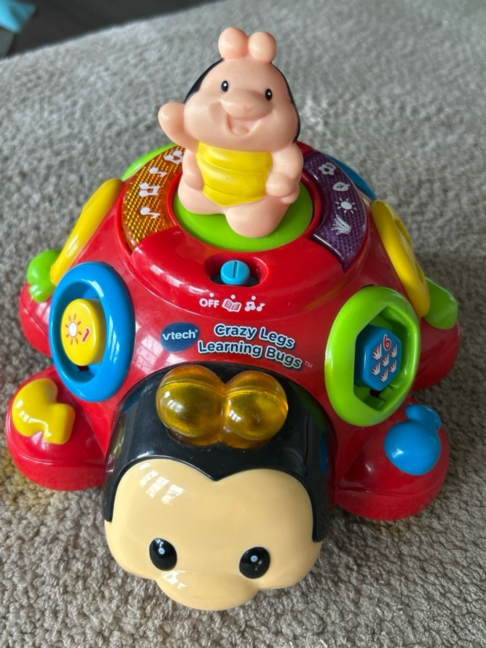 VTech Crazy Legs Learning Bugs Interactive Toy - Red